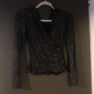Metaphor wrap blouse